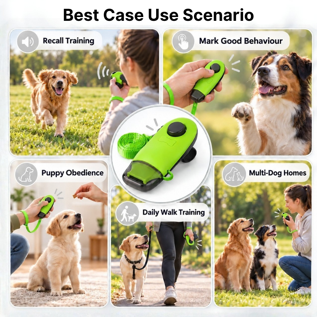 Dog Training Clicker & Whistle